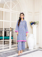 D#10 Keysha Durefishan Digital Printed Stitch 2Pc 823