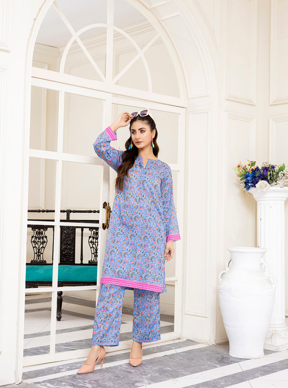 D#10 Keysha Durefishan Digital Printed Stitch 2Pc 823 D#10 Keysha Durefishan Digital Printed Stitch 2Pc 823