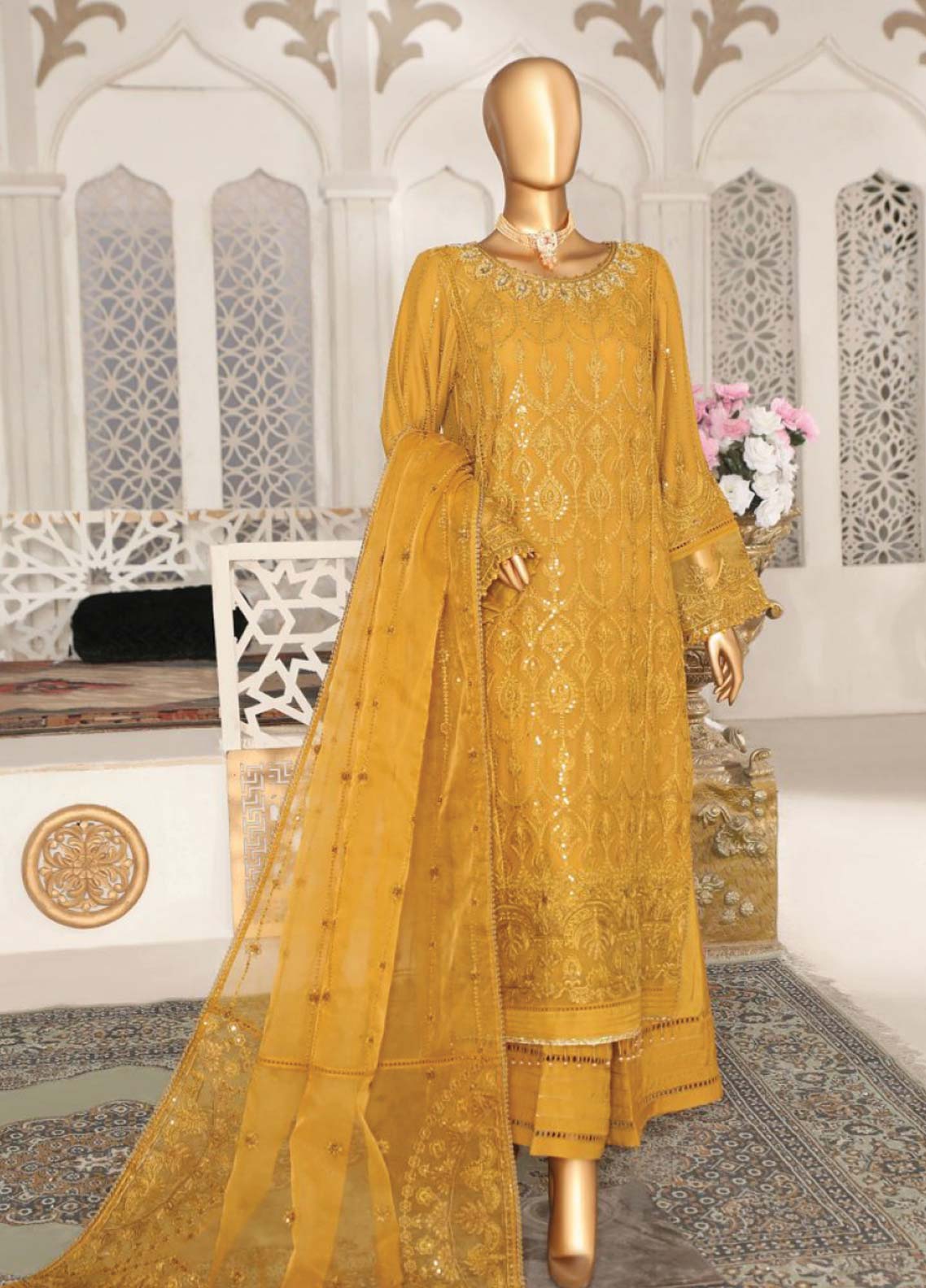 D#06 HZ Cortesia Luxury Emb Chiffon Collection 623 D#06 HZ Cortesia Luxury Emb Chiffon Collection 623