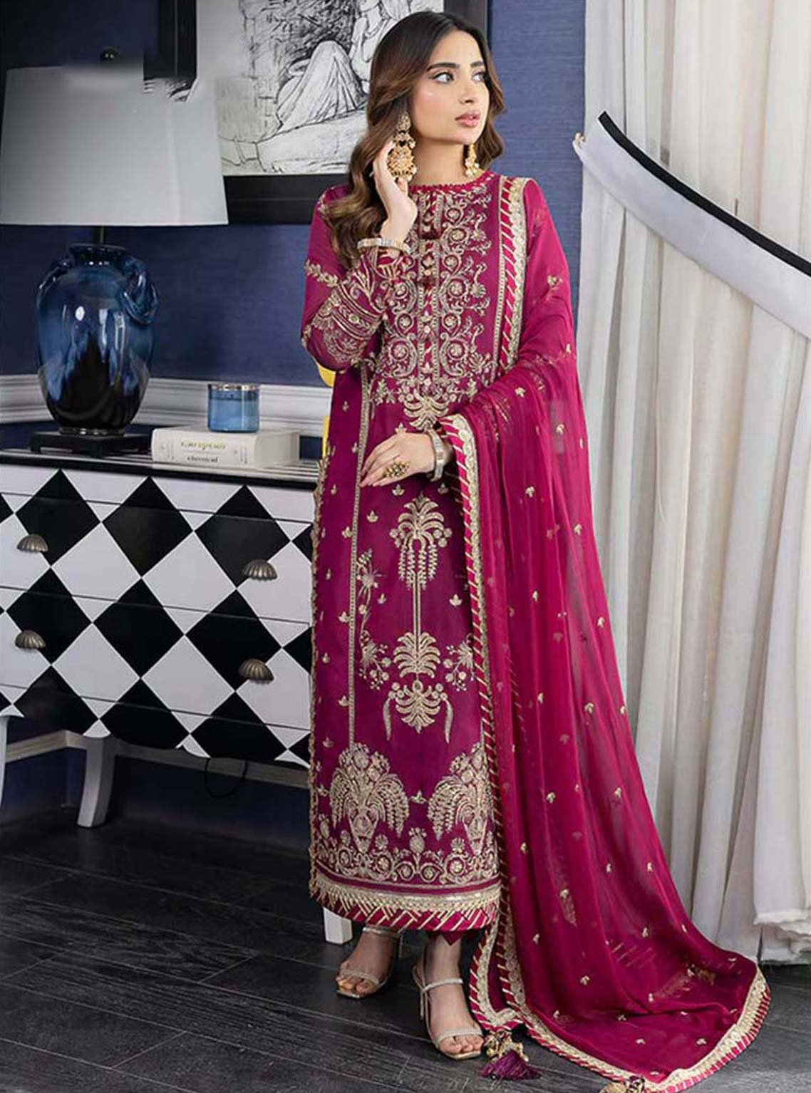 D#02 Asim Jofa Jhil Mil Luxury Festive Emb Collection 823 D#02 Asim Jofa Jhil Mil Luxury Festive Emb Collection 823