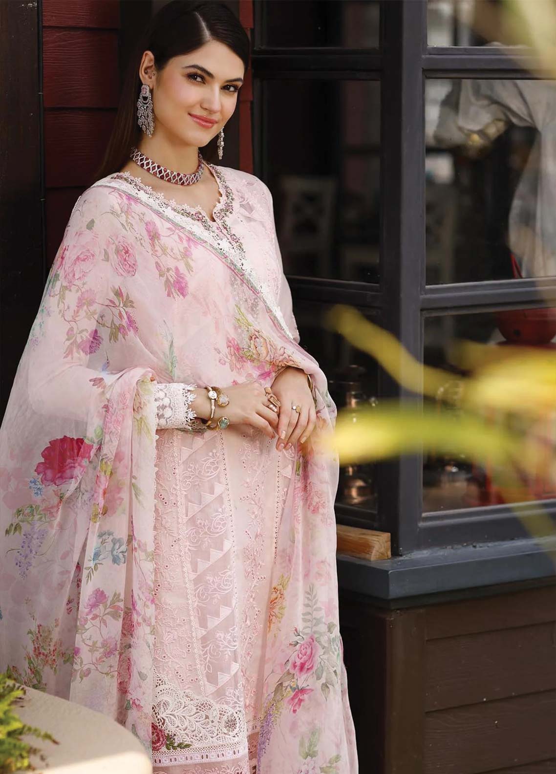 D#10 Noor By Saadia Asad Eid Handwork Schiffli Laserkari Collection 623 D#10 Noor By Saadia Asad Eid Handwork Schiffli Laserkari Collection 623