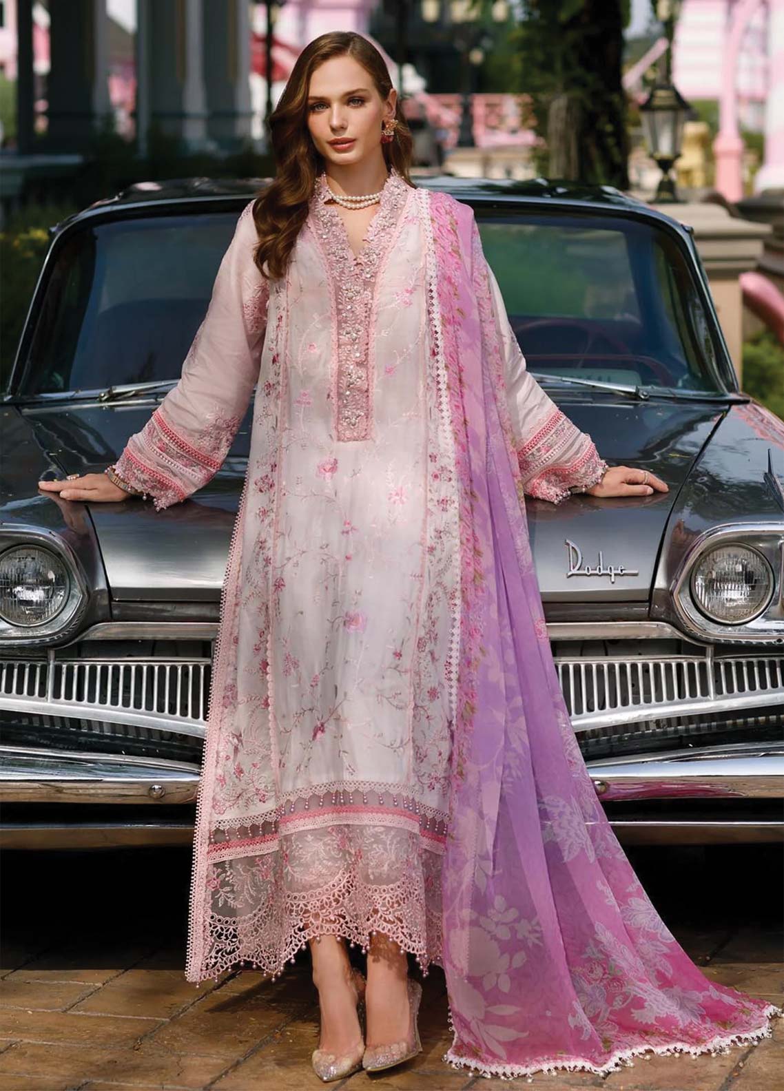 D#07 Noor By Saadia Asad Eid Handwork Schiffli Laserkari Collection 623 D#07 Noor By Saadia Asad Eid Handwork Schiffli Laserkari Collection 623