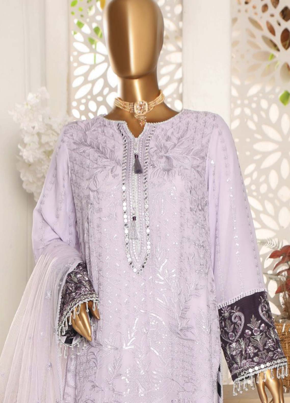 D#01 HZ Cortesia Luxury Emb Chiffon Collection 623 D#01 HZ Cortesia Luxury Emb Chiffon Collection 623