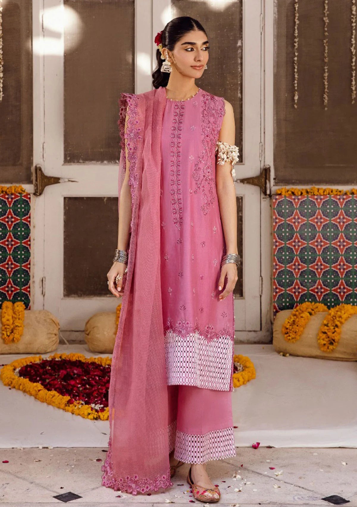 Raqs By Ayzel Afrozeh Embroidered Lawn Unstitched 3 Piece Suit - 08 Raqs By Ayzel Afrozeh Embroidered Lawn Unstitched 3 Piece Suit - 08