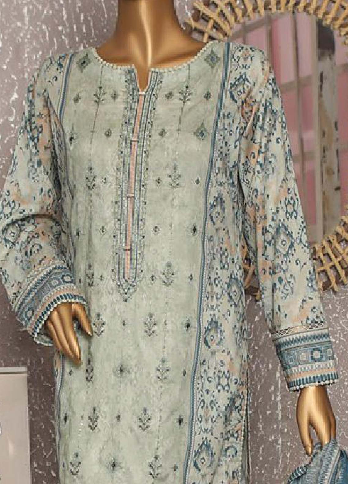 D#92 HZ Asasa Emb Lawn Collection 623 D#92 HZ Asasa Emb Lawn Collection 623