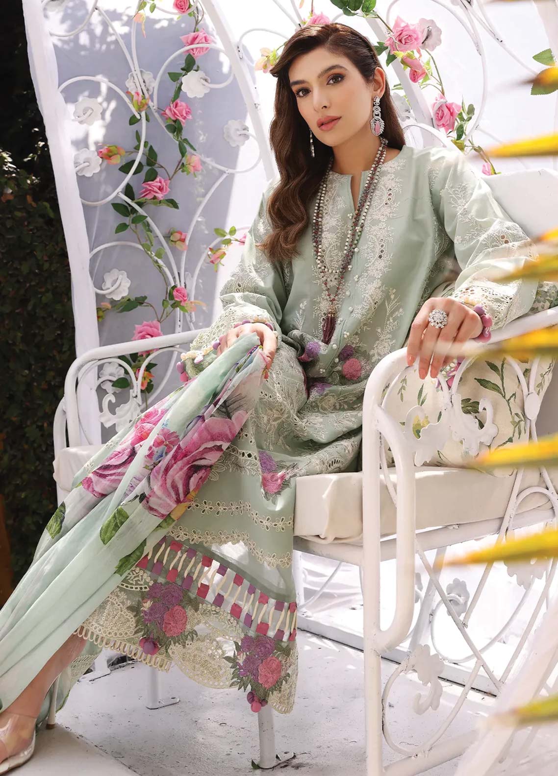 D#11A Elaf Festive Chikankari Collection 623 D#11A Elaf Festive Chikankari Collection 623