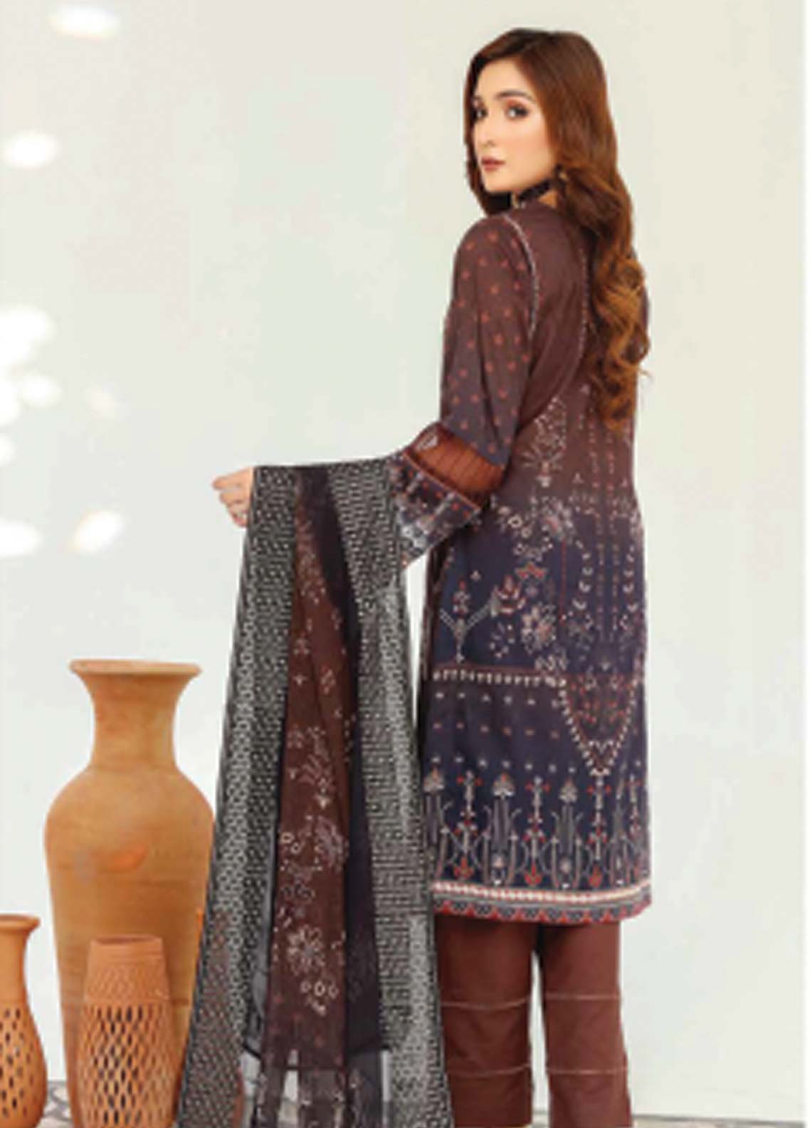 D#02 Abisha Digital Emb Lawn Collection 623 V-50 D#02 Abisha Digital Emb Lawn Collection 623 V-50