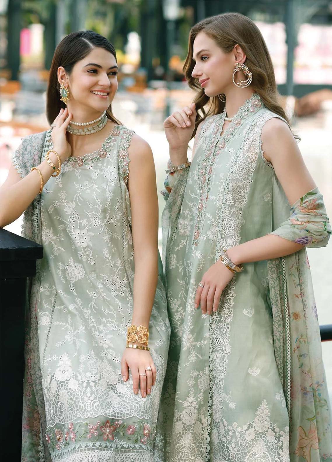 D#05 Noor By Saadia Asad Eid Handwork Schiffli Laserkari Collection 623 D#05 Noor By Saadia Asad Eid Handwork Schiffli Laserkari Collection 623