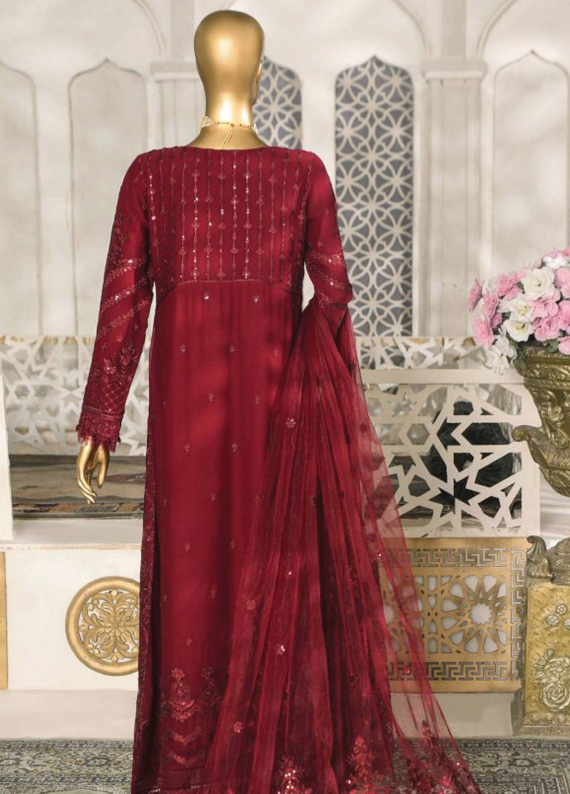 D#04 HZ Cortesia Luxury Emb Chiffon Collection 623 D#04 HZ Cortesia Luxury Emb Chiffon Collection 623