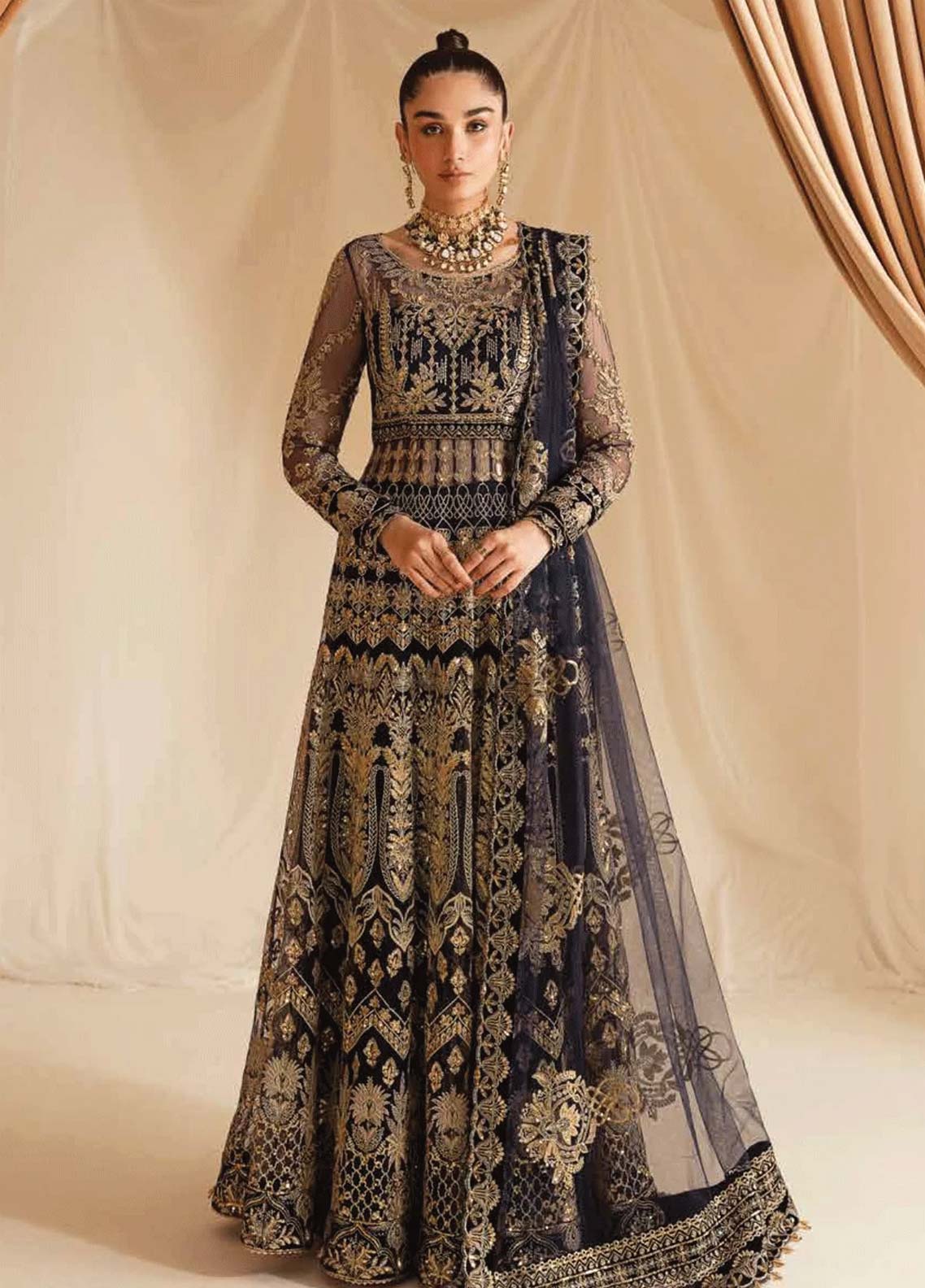 Ayzel By Afrozeh Embroidered Chiffon Unstitched 3 Piece Suit - 05 Ayzel By Afrozeh Embroidered Chiffon Unstitched 3 Piece Suit - 05