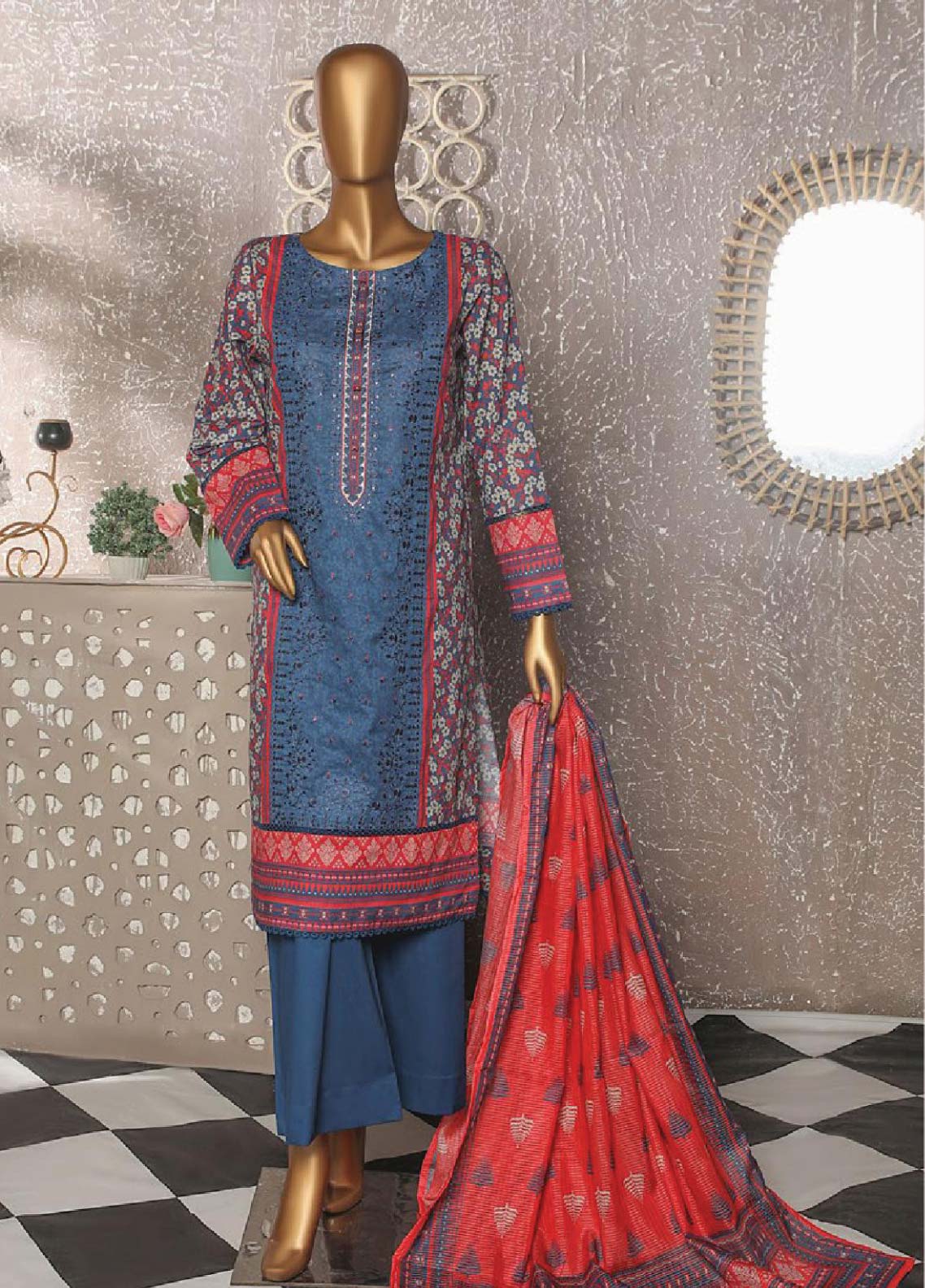 D#89 HZ Asasa Emb Lawn Collection 623 D#89 HZ Asasa Emb Lawn Collection 623