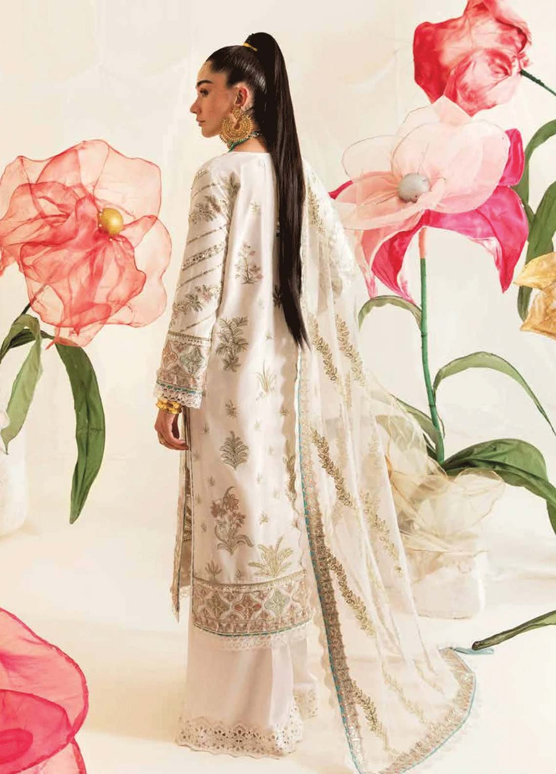 Ayzel By Afrozeh Embroidered Chiffon Unstitched 3 Piece Suit - 03 Ayzel By Afrozeh Embroidered Chiffon Unstitched 3 Piece Suit - 03