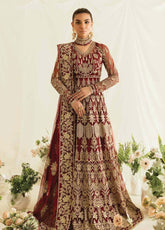 Ayzel By Afrozeh Embroidered Chiffon Unstitched 3 Piece Suit - 08