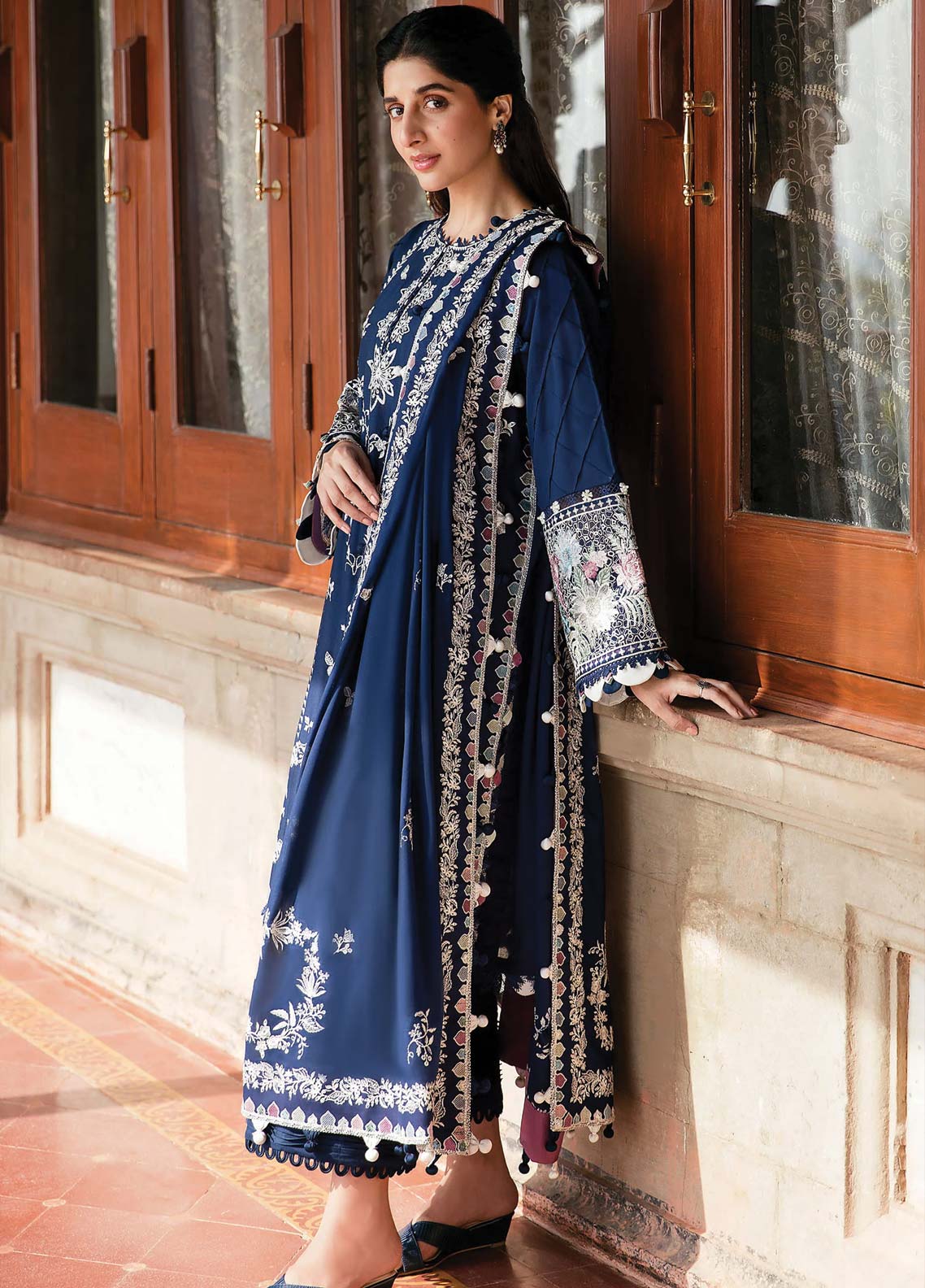 D#03 Zaha By Khadija Shah Festive Emb Lawn Collection 623 D#03 Zaha By Khadija Shah Festive Emb Lawn Collection 623