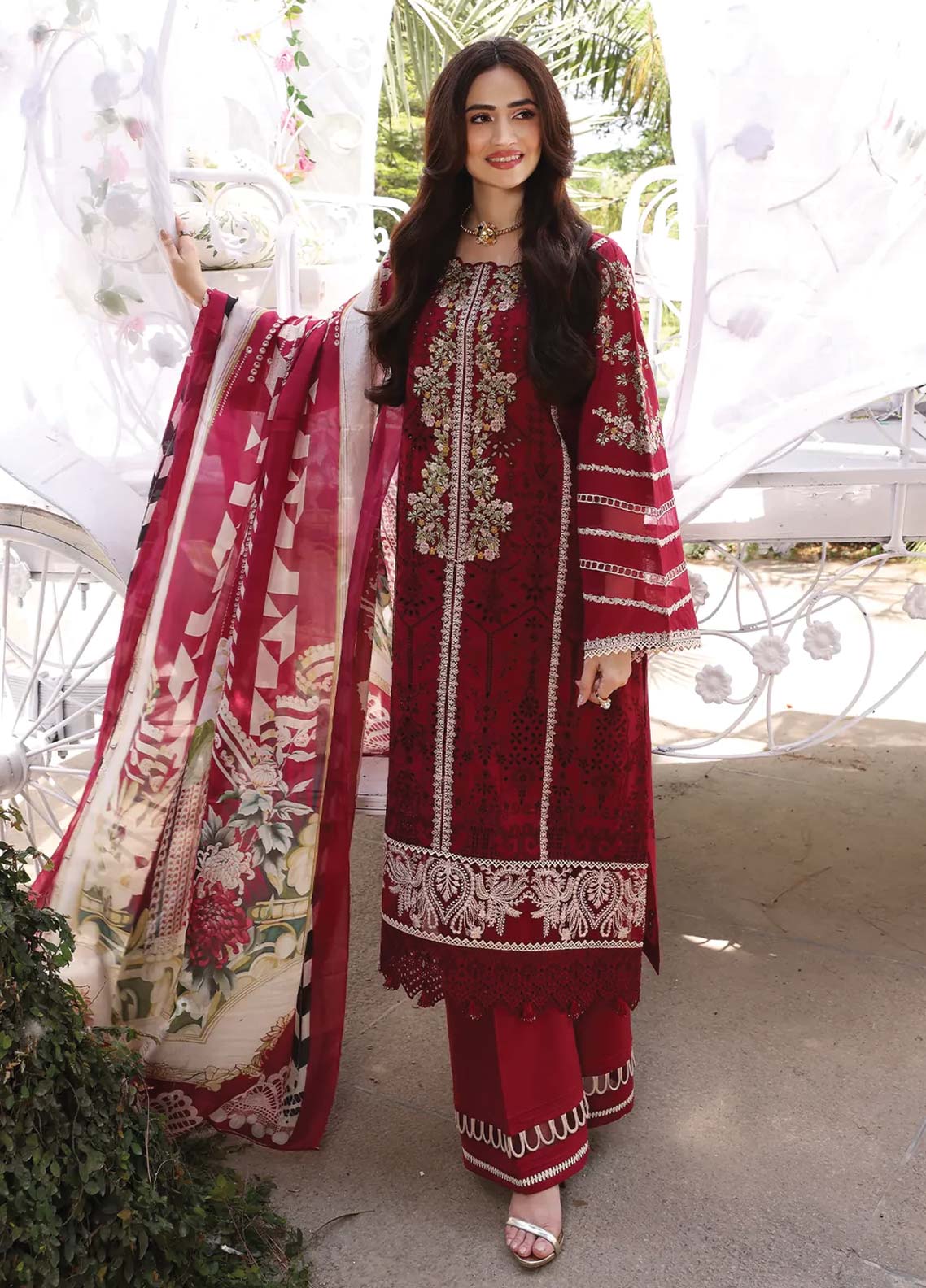 D#10 Elaf Festive Chikankari Collection 623 D#10 Elaf Festive Chikankari Collection 623