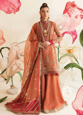 Ayzel By Afrozeh Embroidered Chiffon Unstitched 3 Piece Suit - 01