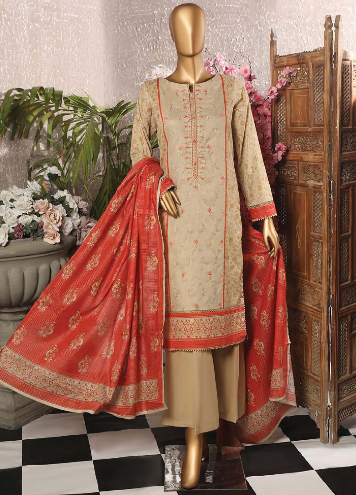 D#90 HZ Asasa Emb Lawn Collection 623 D#90 HZ Asasa Emb Lawn Collection 623