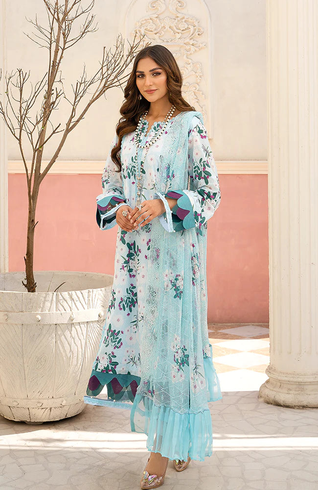 D#03 AlZohaib Sunshine Bloom Bamber Chikankari Dupatta Collection 523 D#03 AlZohaib Sunshine Bloom Bamber Chikankari Dupatta Collection 523