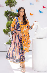 D#03 AlZohaib Coco Popup Digital Printed Lawn Collection 523 V-2