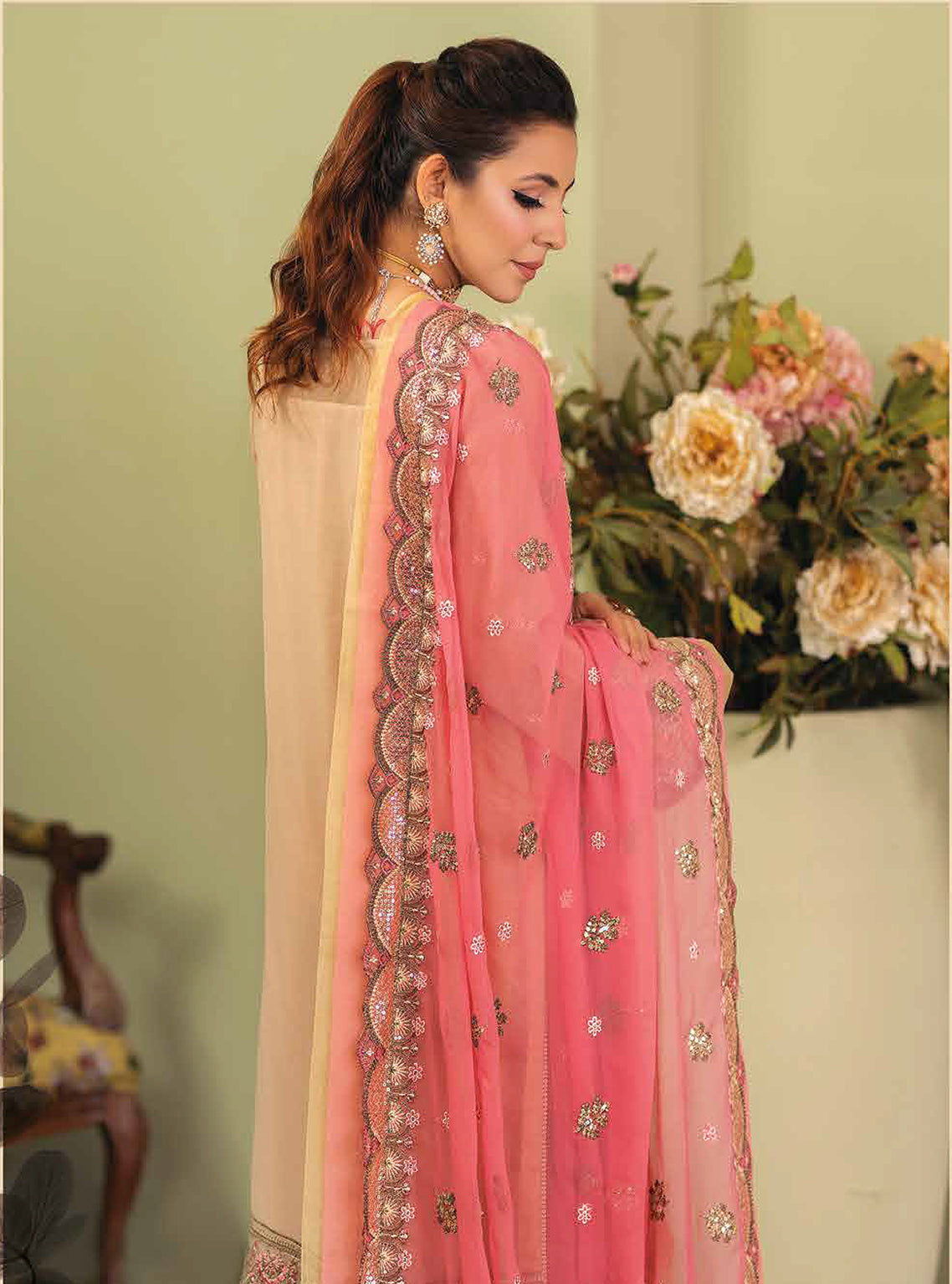 D#41 Imrozia Majestic Bagh Emb Chiffon Collection 823 D#41 Imrozia Majestic Bagh Emb Chiffon Collection 823