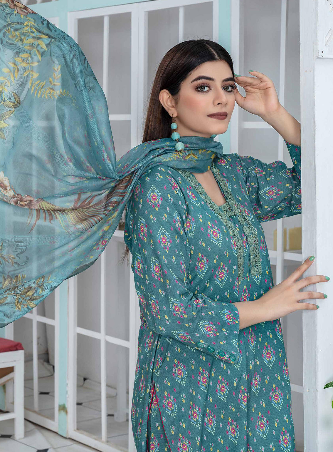 D#04 Feroza Digtal Printed Winter Collection 923 D#04 Feroza Digtal Printed Winter Collection 923