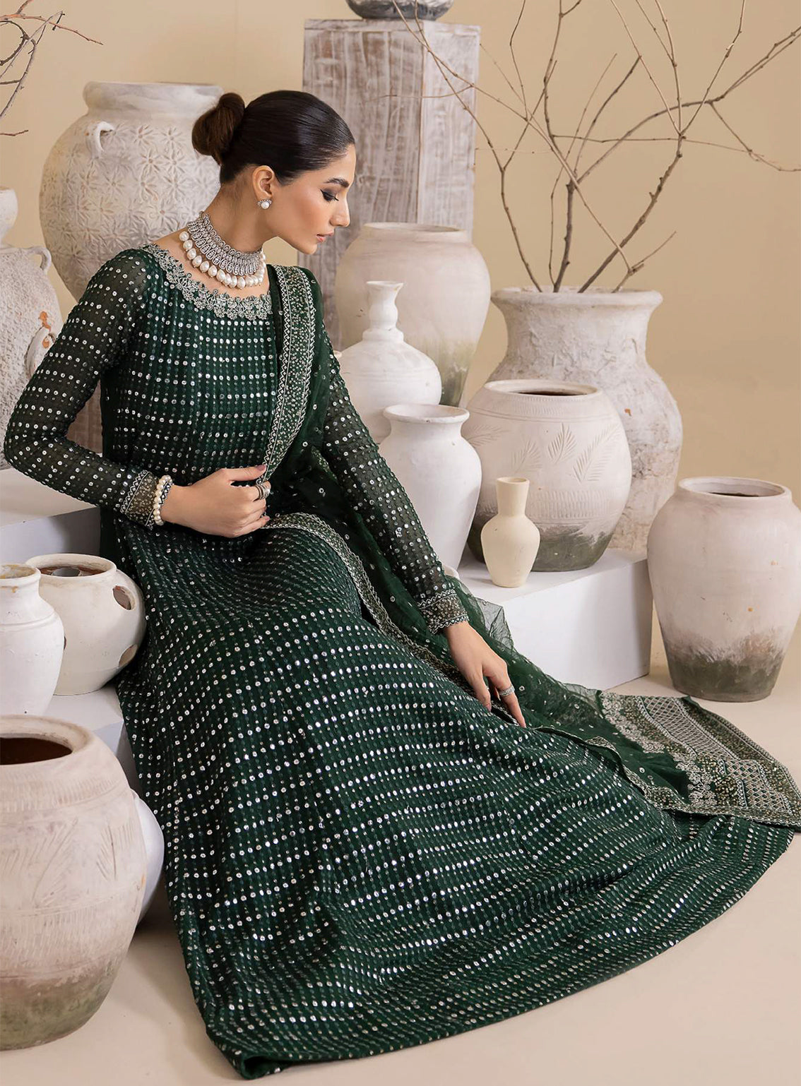 Iznik Embroidered Chiffon Unstitched 3 Piece Suit - 26 Iznik Embroidered Chiffon Unstitched 3 Piece Suit - 26