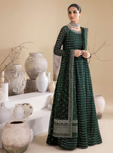 Iznik Embroidered Chiffon Unstitched 3 Piece Suit - 26