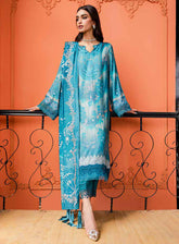 Signature Prints By Nureh Printed Marina Unstitched 3 Piece Suit - 81