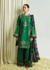 D#5B Zara Shahjahan Coco Emb Lawn Collection 623