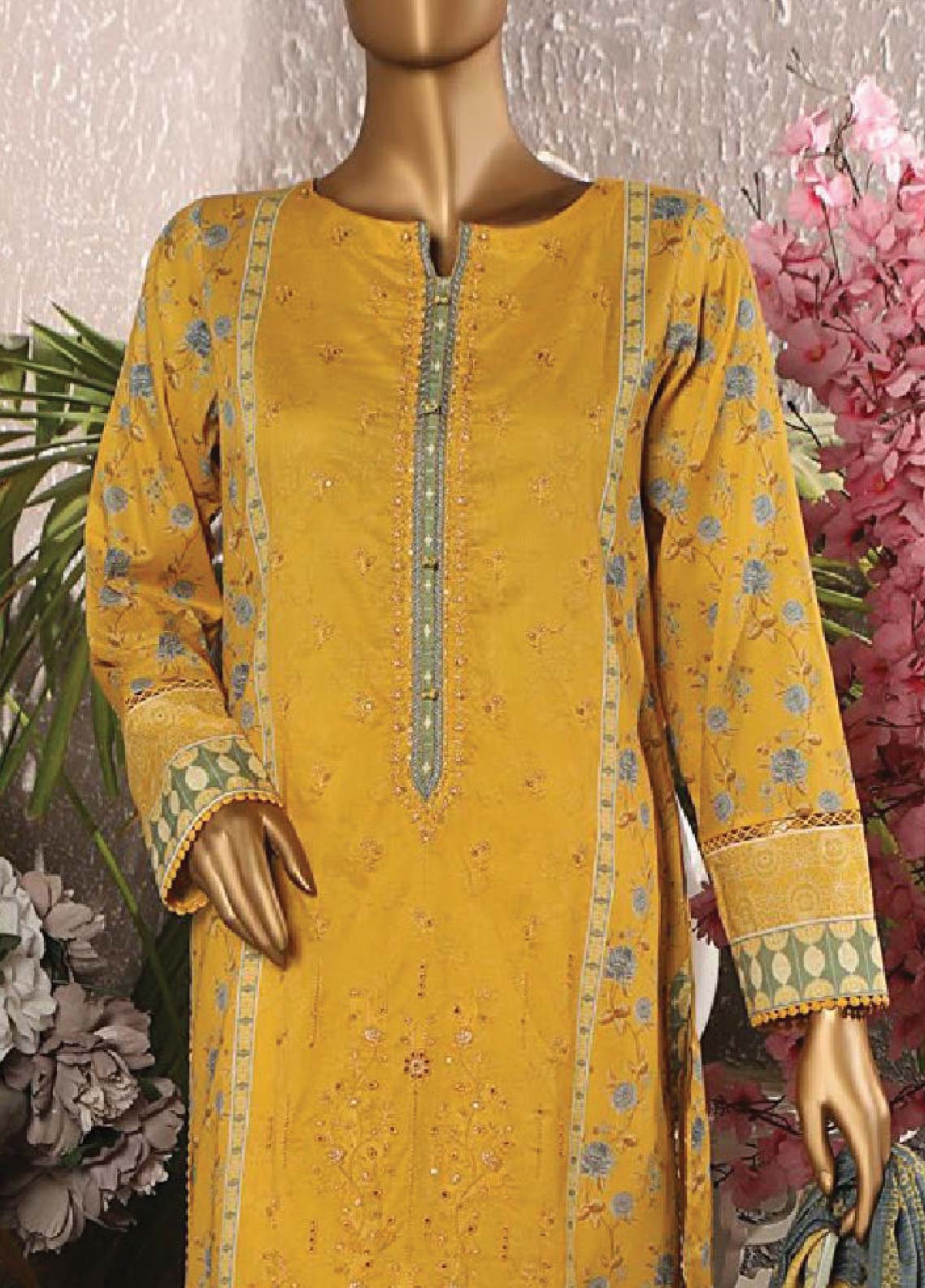D#95 HZ Asasa Emb Lawn Collection 623 D#95 HZ Asasa Emb Lawn Collection 623