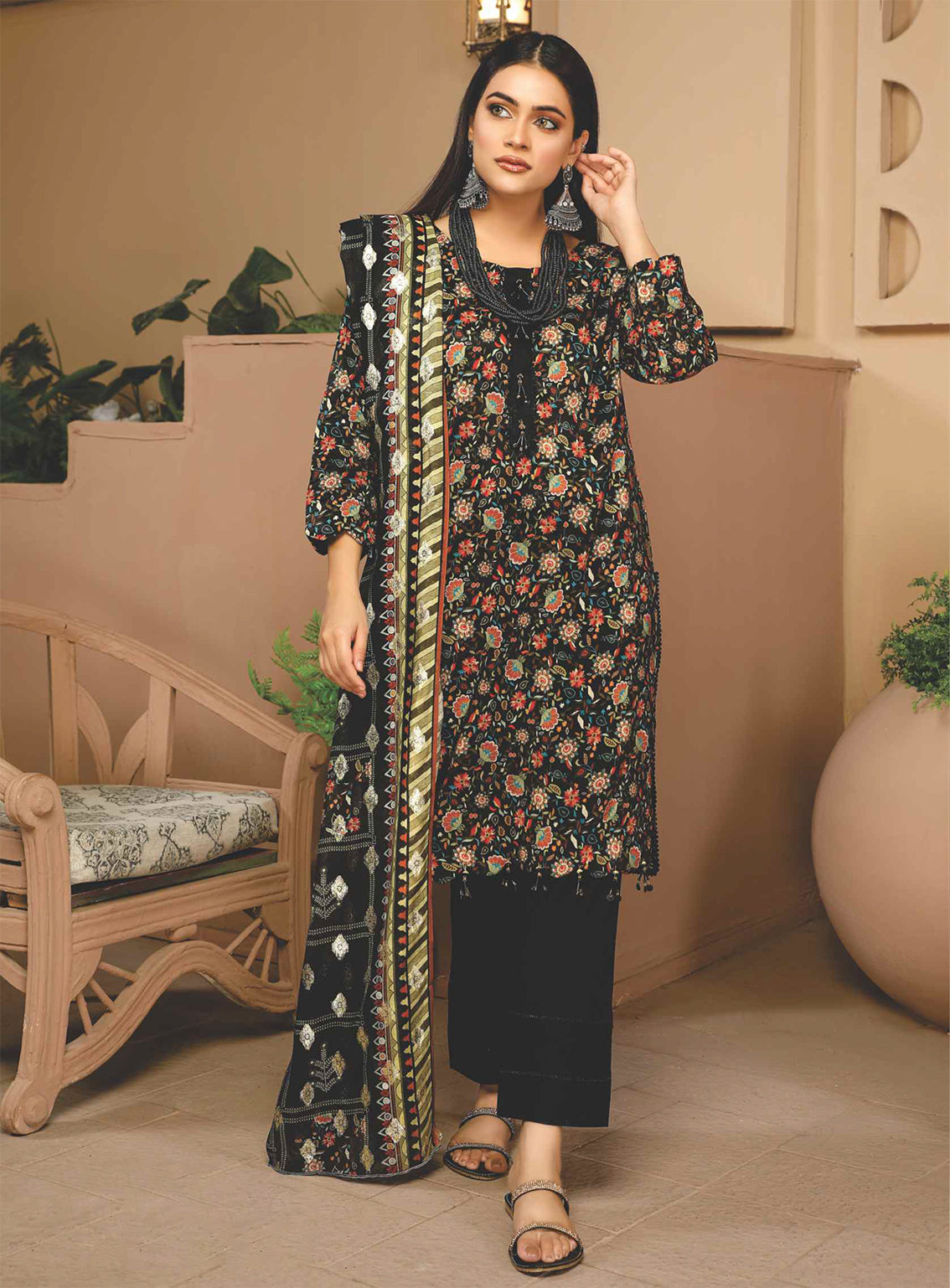 D#7222 Rashid Nizha Digital Printed Luxury Linen Collection 923 D#7222 Rashid Nizha Digital Printed Luxury Linen Collection 923