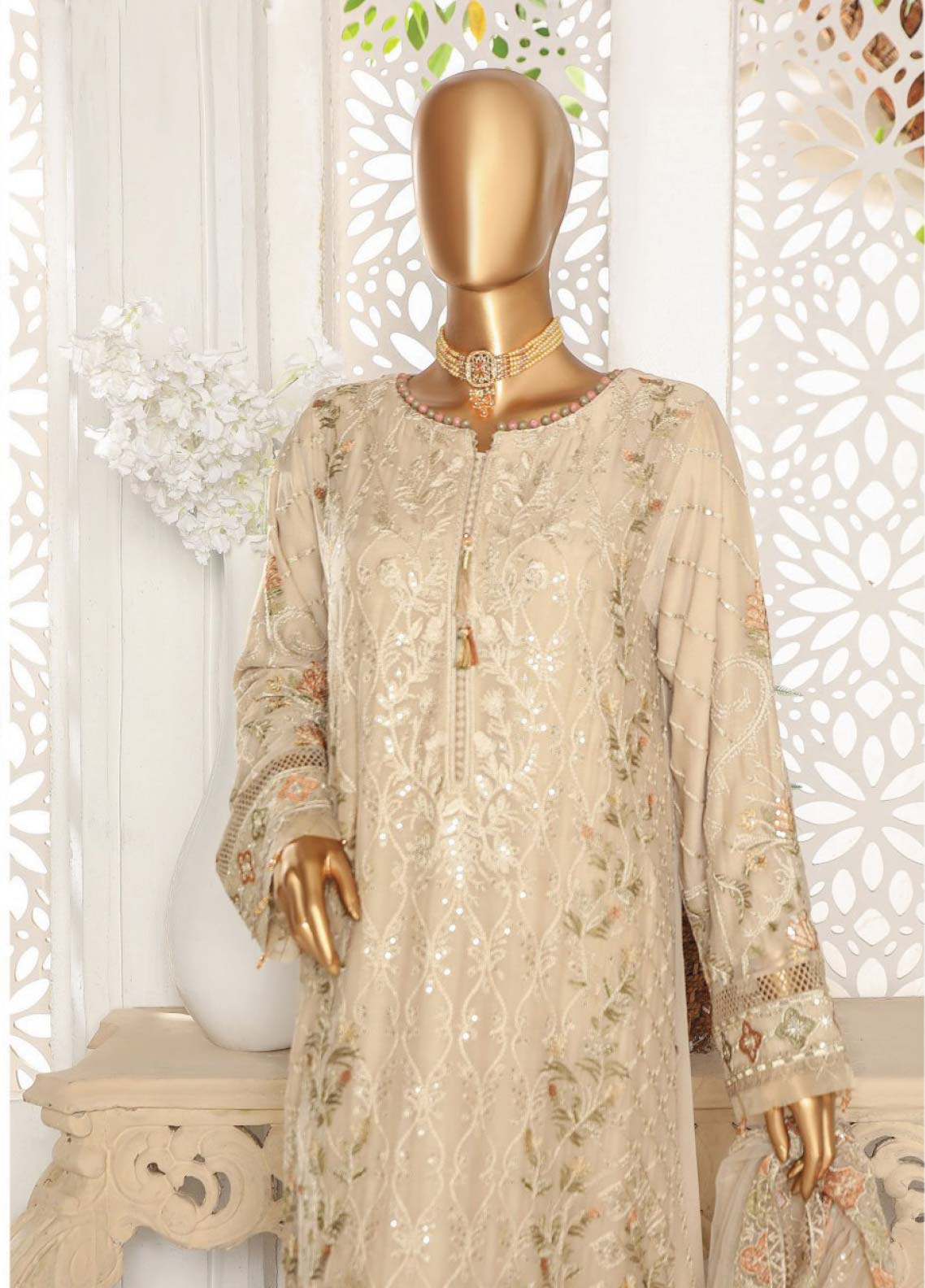 D#03 HZ Cortesia Luxury Emb Chiffon Collection 623 D#03 HZ Cortesia Luxury Emb Chiffon Collection 623