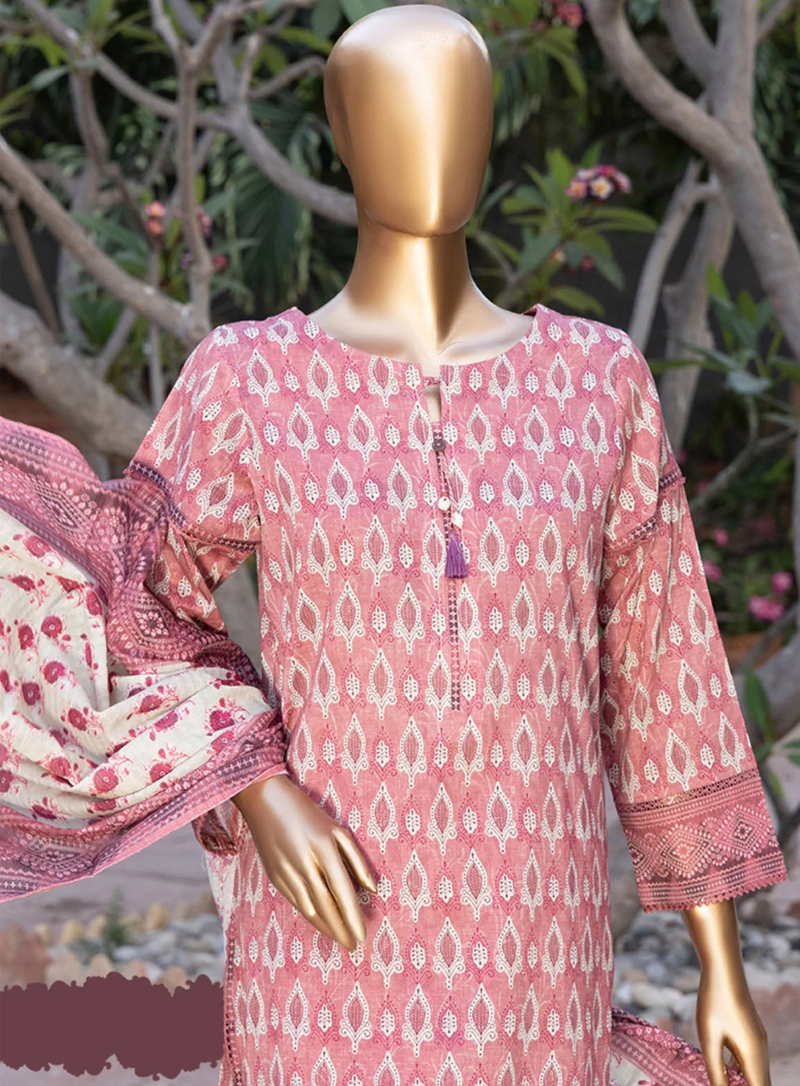 Gardenia By HZ Textile Digital Printed Lawn 3 Piece Stitched Suit HZ24G PSL427 Gardenia By HZ Textile Digital Printed Lawn 3 Piece Stitched Suit HZ24G PSL427