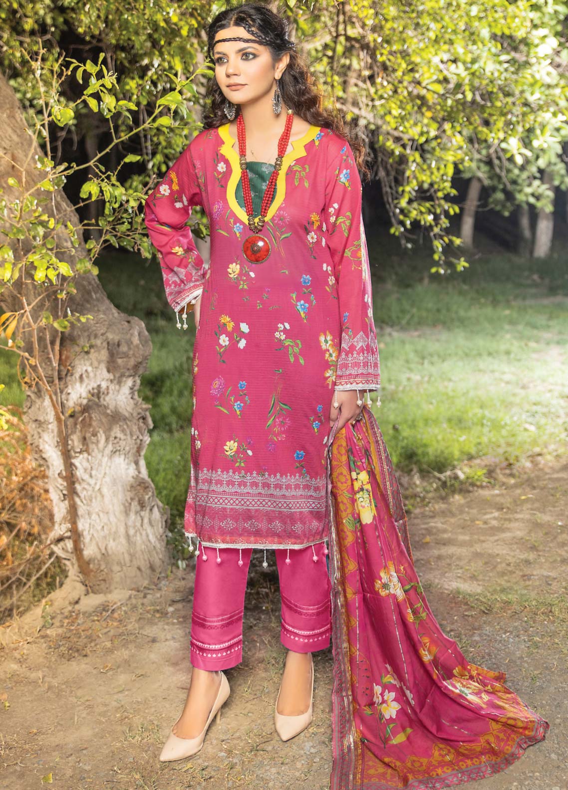 D#09 Ain Alif Digital Printed Lawn Collection 623 D#09 Ain Alif Digital Printed Lawn Collection 623