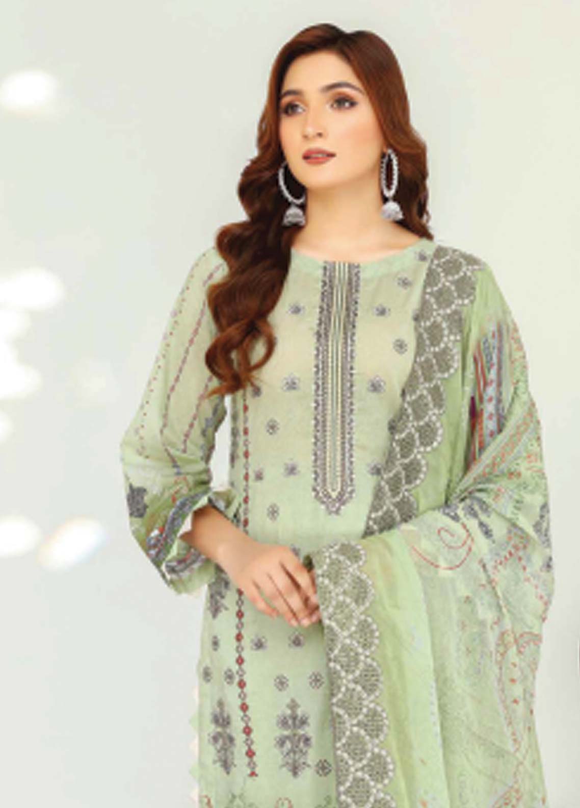 D#03 Abisha Digital Emb Lawn Collection 623 V-50 D#03 Abisha Digital Emb Lawn Collection 623 V-50