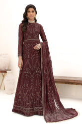 Nazneen By Zarif Embroidered Chiffon Unstitched 3 Piece Suit - 03