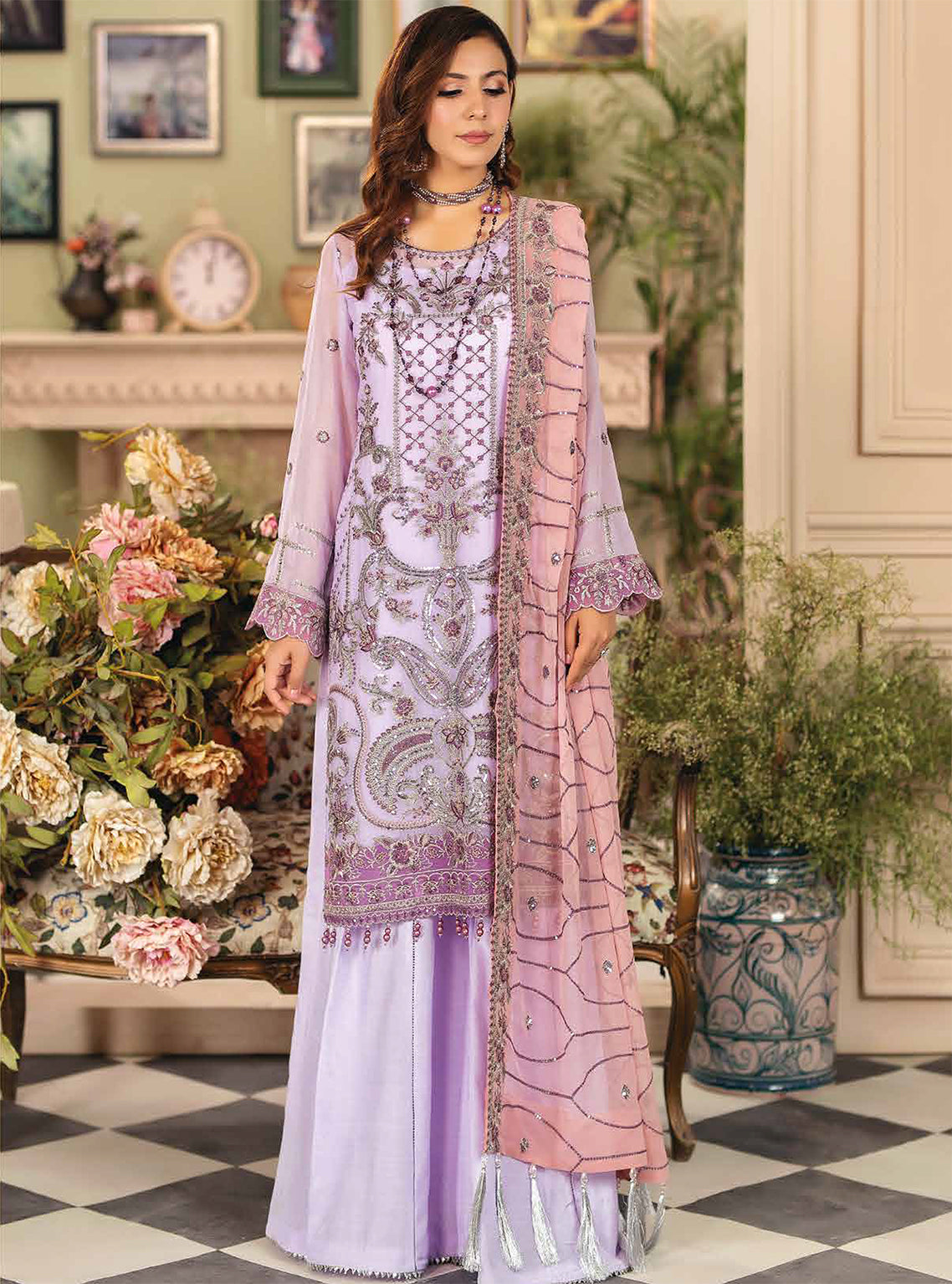 D#46 Imrozia Majestic Bagh Emb Chiffon Collection 823 D#46 Imrozia Majestic Bagh Emb Chiffon Collection 823
