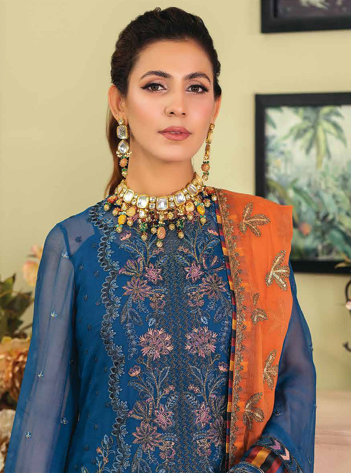 D#47 Imrozia Majestic Bagh Emb Chiffon Collection 823 D#47 Imrozia Majestic Bagh Emb Chiffon Collection 823