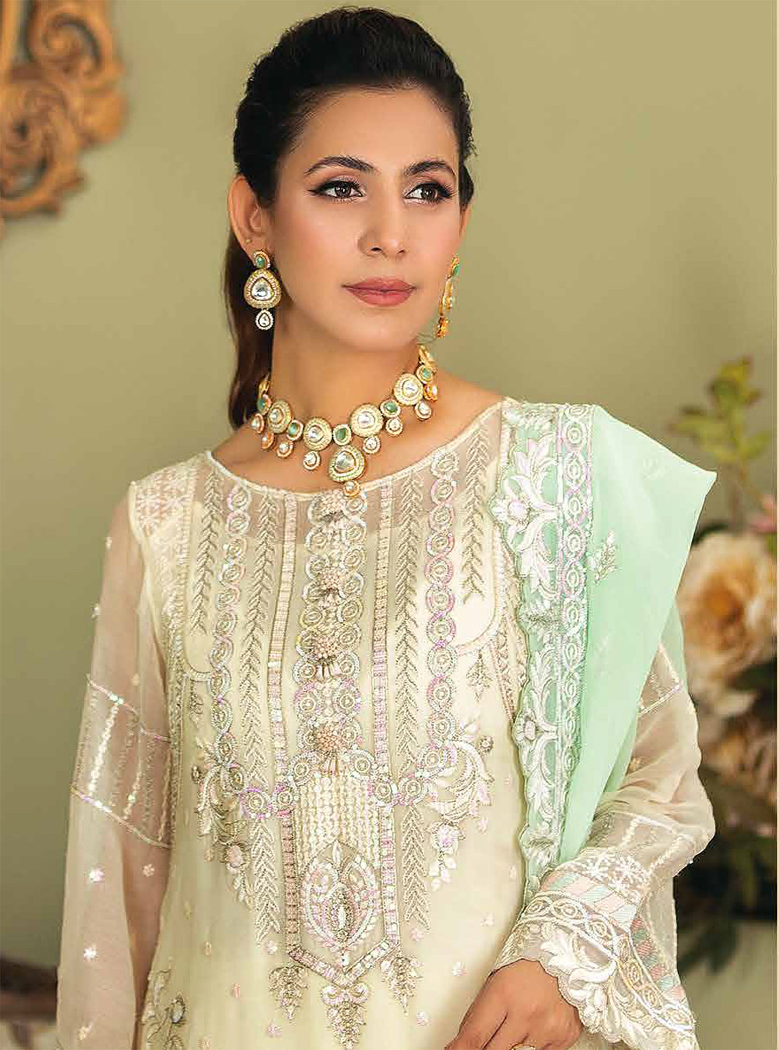 D#49 Imrozia Majestic Bagh Emb Chiffon Collection 823 D#49 Imrozia Majestic Bagh Emb Chiffon Collection 823