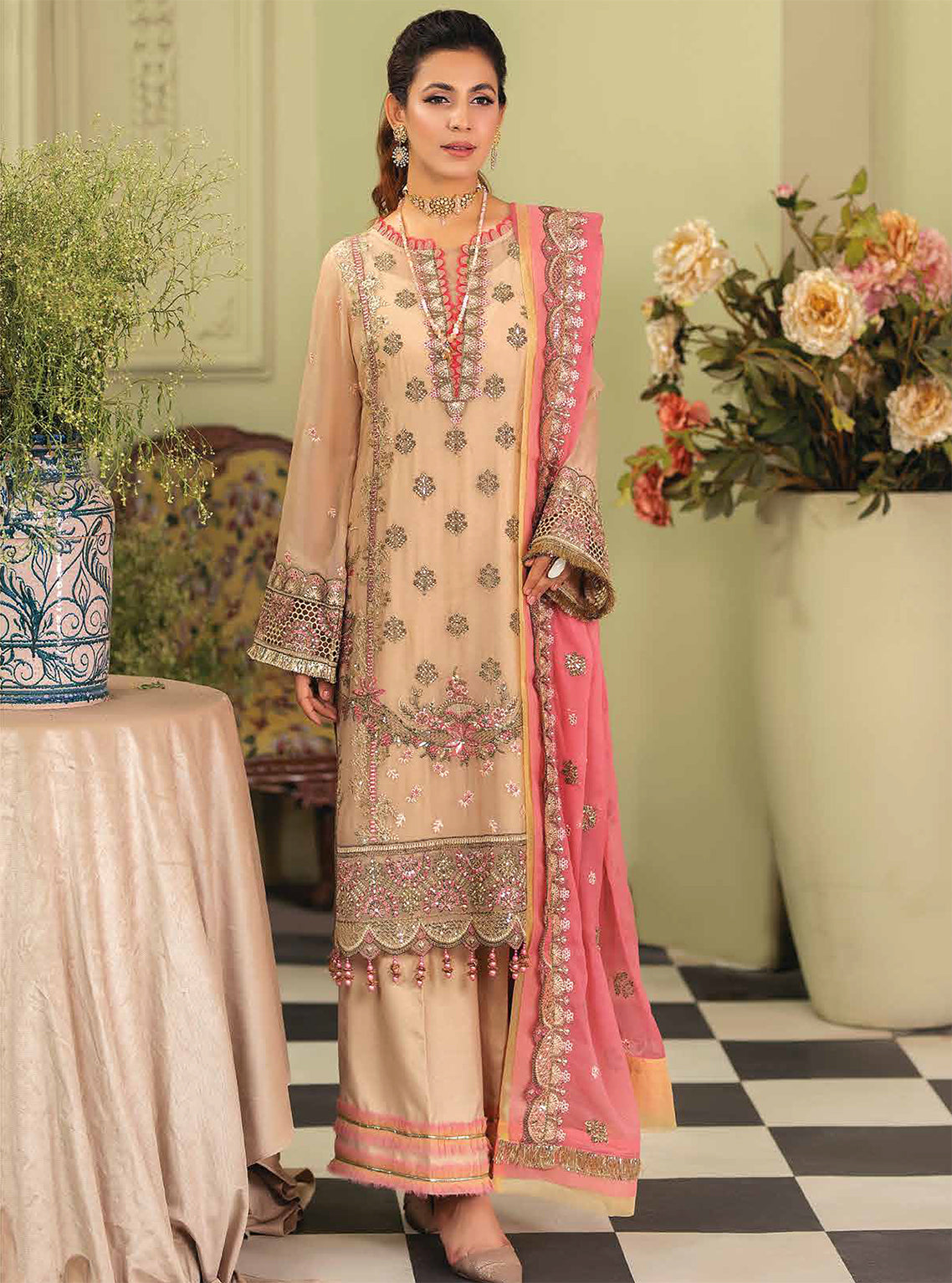 D#41 Imrozia Majestic Bagh Emb Chiffon Collection 823 D#41 Imrozia Majestic Bagh Emb Chiffon Collection 823