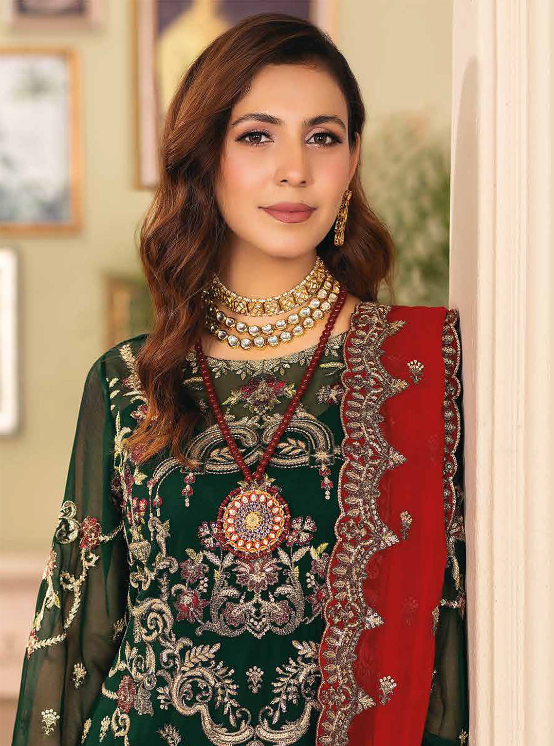 D#43 Imrozia Majestic Bagh Emb Chiffon Collection 823 D#43 Imrozia Majestic Bagh Emb Chiffon Collection 823