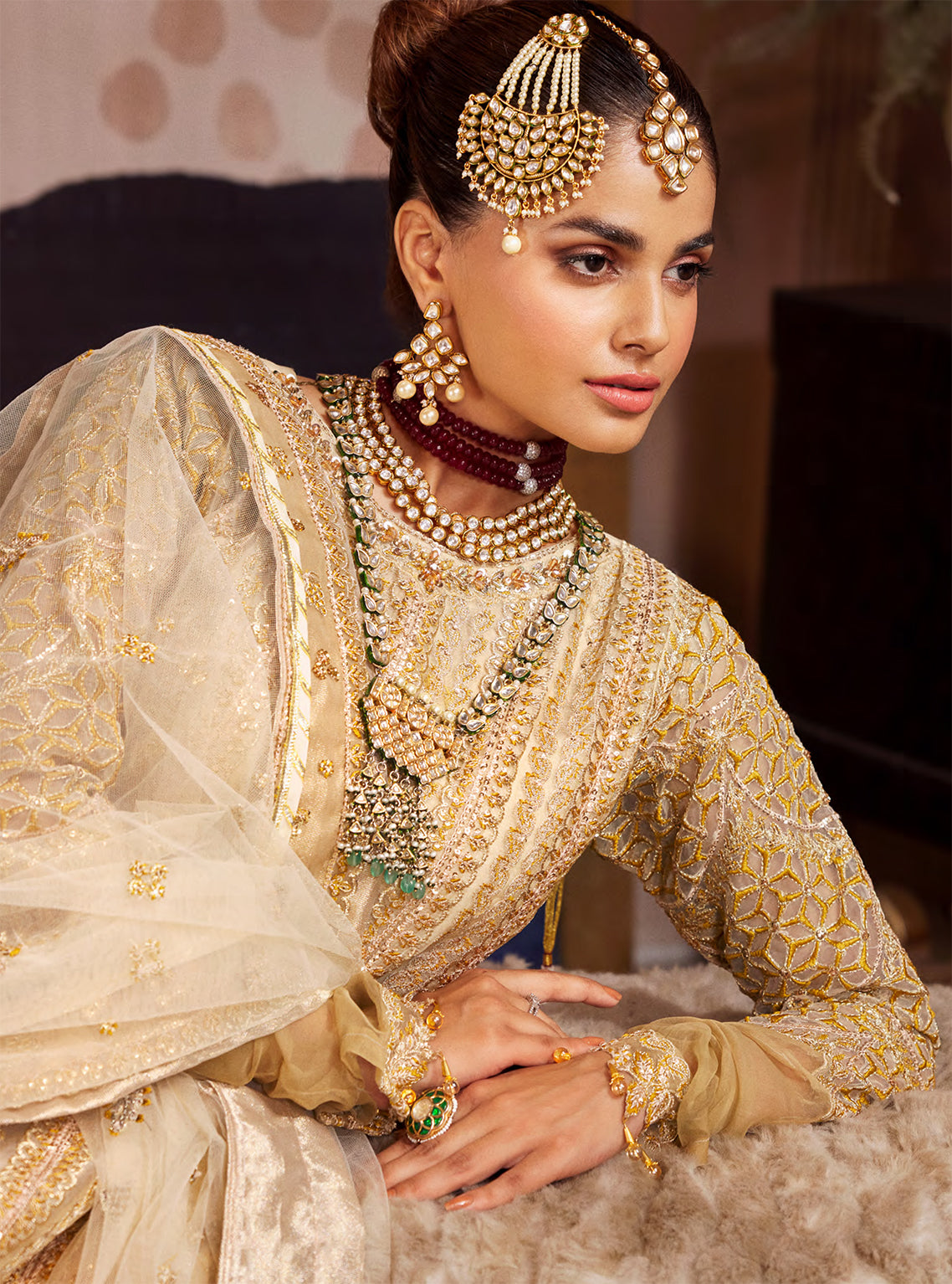 Elaine By Emaan Adeel Embroidered Organza Unstitched 3 Piece Suit - 01 Elaine By Emaan Adeel Embroidered Organza Unstitched 3 Piece Suit - 01
