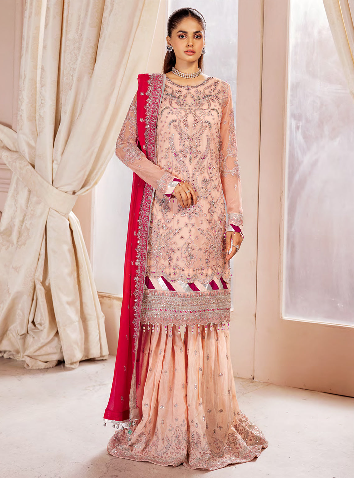 Elaine By Emaan Adeel Embroidered Organza Unstitched 3 Piece Suit - 10 Elaine By Emaan Adeel Embroidered Organza Unstitched 3 Piece Suit - 10