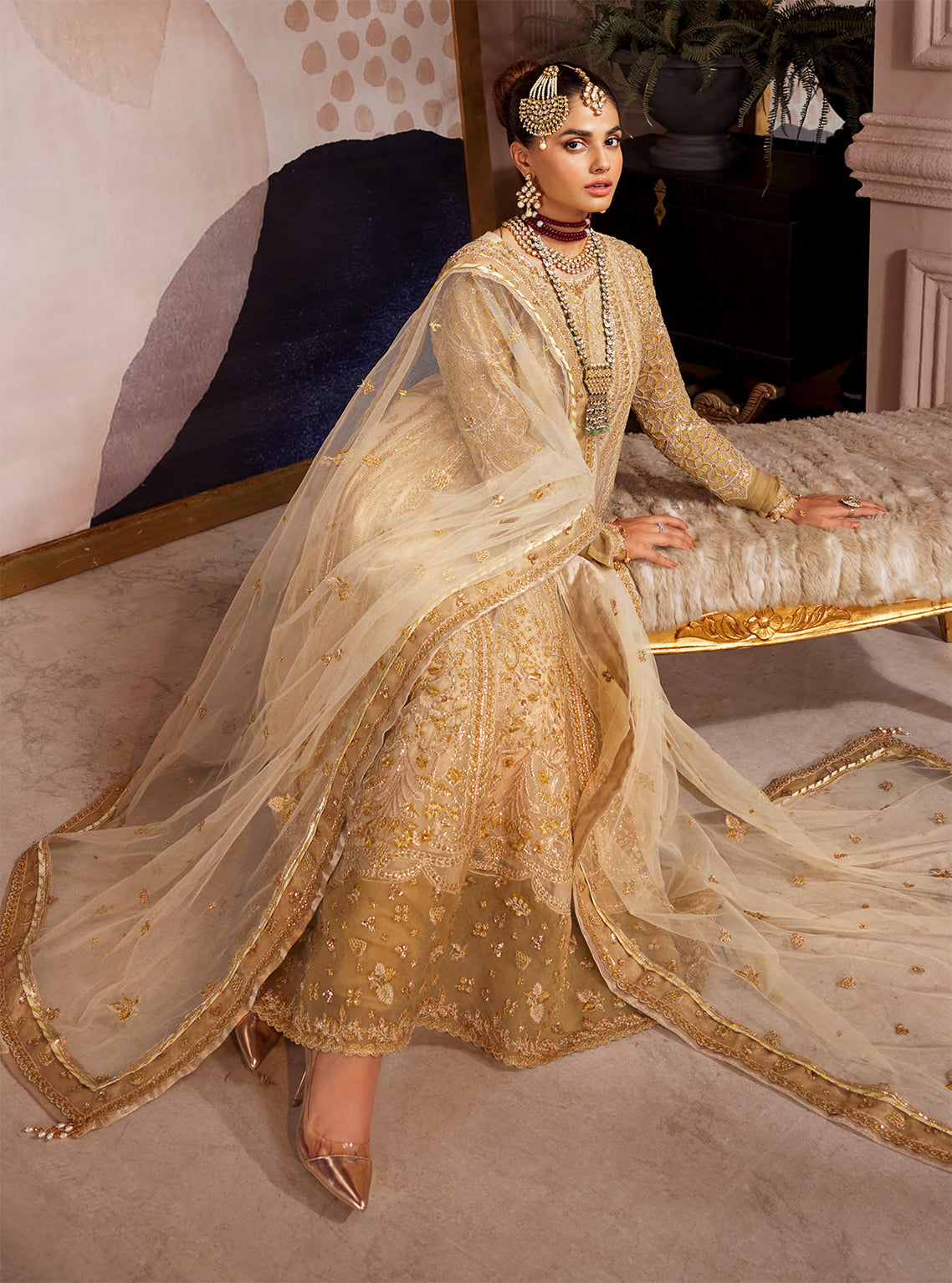 Elaine By Emaan Adeel Embroidered Organza Unstitched 3 Piece Suit - 01 Elaine By Emaan Adeel Embroidered Organza Unstitched 3 Piece Suit - 01