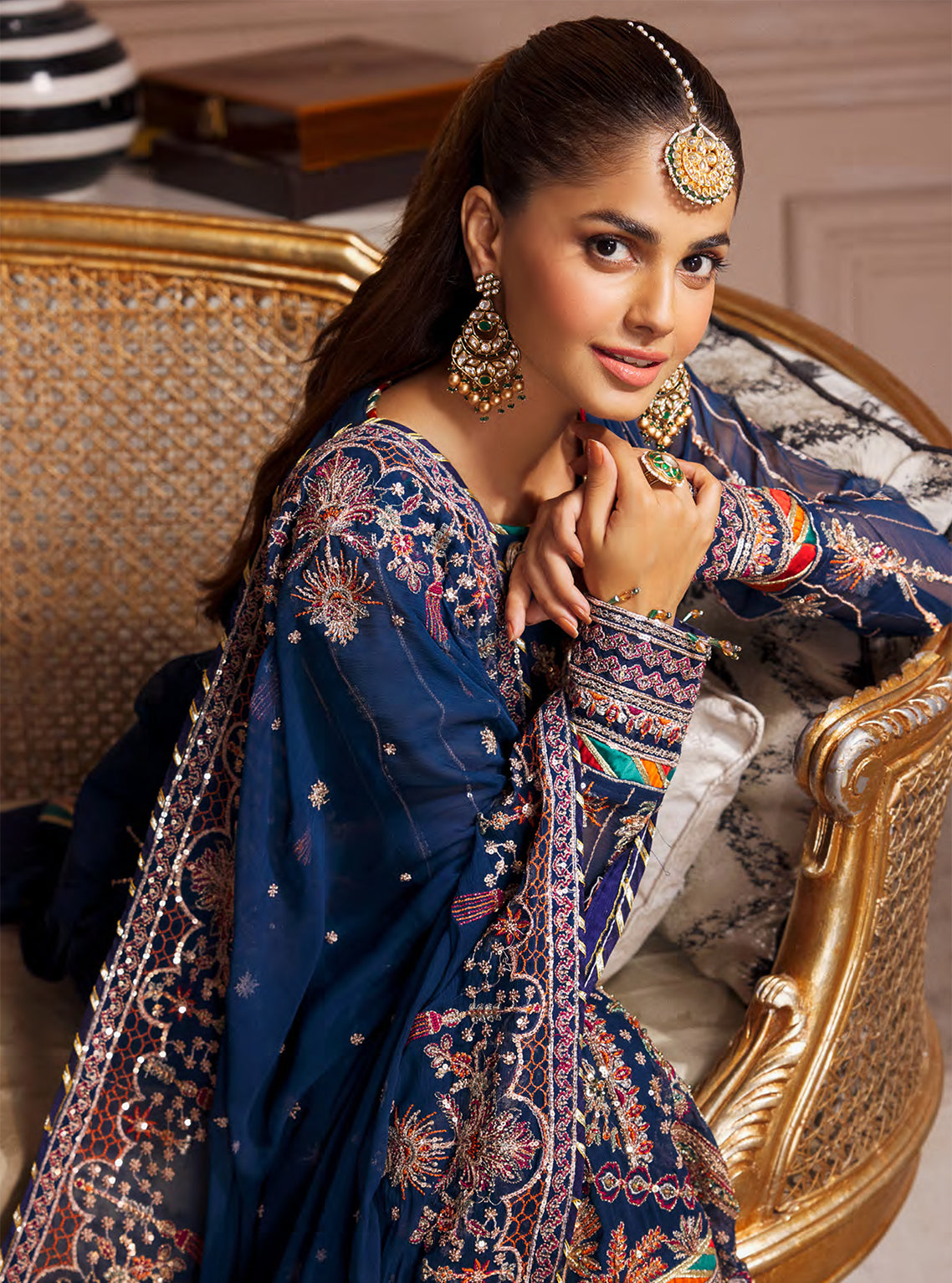 Elaine By Emaan Adeel Embroidered Chiffon Unstitched 3 Piece Suit - 02 Elaine By Emaan Adeel Embroidered Chiffon Unstitched 3 Piece Suit - 02