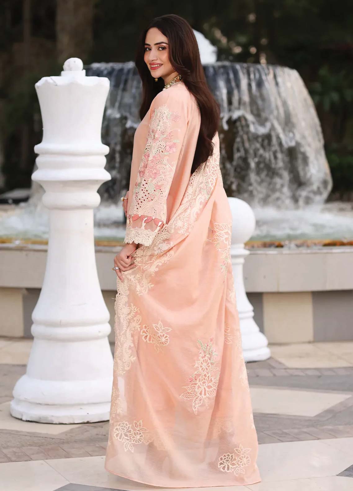 D#09 Elaf Festive Chikankari Collection 623 D#09 Elaf Festive Chikankari Collection 623