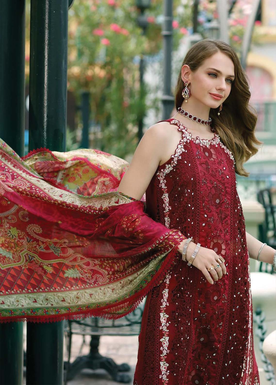D#12 Noor By Saadia Asad Eid Handwork Schiffli Laserkari Collection 623 D#12 Noor By Saadia Asad Eid Handwork Schiffli Laserkari Collection 623