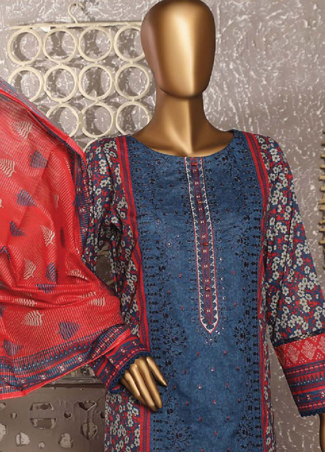 D#89 HZ Asasa Emb Lawn Collection 623 D#89 HZ Asasa Emb Lawn Collection 623