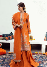 Raqs By Ayzel Afrozeh Embroidered Lawn Unstitched 3 Piece Suit - 01
