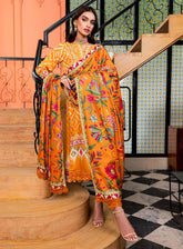 Signature Prints By Nureh Printed Marina Unstitched 3 Piece Suit - 80